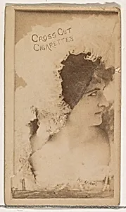 Anderson, from the Actors and Actresses series (N145-1) issued by Duke Sons & Co. to promote Cross Cut Cigarettes by W. Duke, Sons & Co.