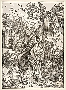 Angel with the Key to the Bottomless Pit, from the Apocalypse series by Albrecht Dürer