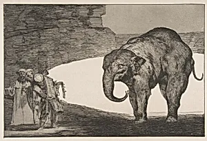 'Animal Folly' from the 'Disparates' (Follies / Irrationalities) by Goya (Francisco de Goya y Lucientes)