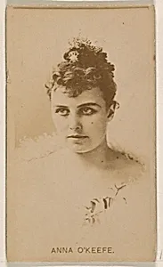 Anna O'Keefe, from the Actresses series (N245) issued by Kinney Brothers to promote Sweet Caporal Cigarettes by Kinney Brothers Tobacco Company
