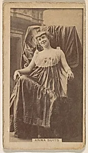 Anna Suits, from the Actresses series (N245) issued by Kinney Brothers to promote Sweet Caporal Cigarettes by Kinney Brothers Tobacco Company