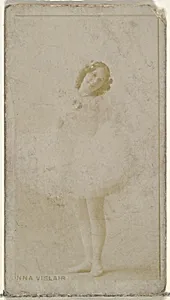 Anna Vislair, from the Actors and Actresses series (N145-8) issued by Duke Sons & Co. to promote Duke Cigarettes by American Tobacco Company|W. Duke, Sons & Co.