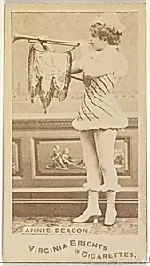 Annie Deacon, from the Actors and Actresses series (N45, Type 1) for Virginia Brights Cigarettes by Allen & Ginter