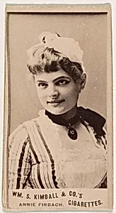 Annie Firbach, from the Actresses series (N203) issued by Wm. S. Kimball & Co. by William S. Kimball & Company
