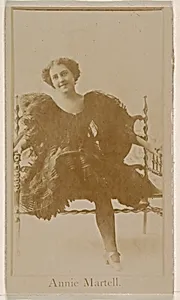 Annie Martell, from the Actresses series (N245) issued by Kinney Brothers to promote Sweet Caporal Cigarettes by Kinney Brothers Tobacco Company