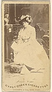 Annie Robe, from the Actors and Actresses series (N171) for Gypsy Queen Cigarettes by Goodwin & Company