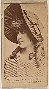 Annie Russell, from the Actresses series (N203) issued by Wm. S. Kimball & Co. by William S. Kimball & Company