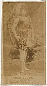 Annie Somerville, from the Actors and Actresses series (N171) for Old Judge Cigarettes by Goodwin & Company