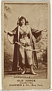 Annie Somerville, from the Actors and Actresses series (N171) for Old Judge Cigarettes by Goodwin & Company