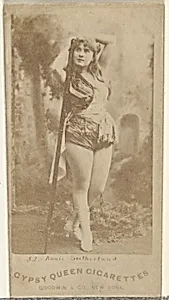 Annie Sutherland, from the Actors and Actresses series (N171) for Gypsy Queen Cigarettes by Goodwin & Company
