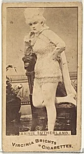 Annie Sutherland, from the Actors and Actresses series (N45, Type 1) for Virginia Brights Cigarettes by Allen & Ginter