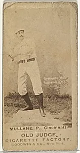 Anthony John "Tony" Mullane, Pitcher, Cincinnati, from the Old Judge series (N172) for Old Judge Cigarettes by Goodwin & Company