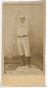 Anthony John "Tony" Mullane, Pitcher, Cincinnati, from the Old Judge series (N172) for Old Judge Cigarettes by Goodwin & Company
