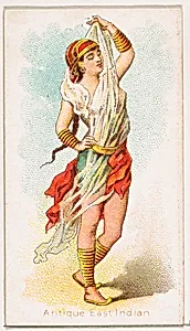 Antique East Indian Dancer, from the Dancing Women series (N186) issued by Wm. S. Kimball & Co. by William S. Kimball & Company