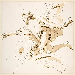 Apollo Standing in His Chariot by Giovanni Battista Tiepolo