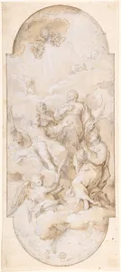 Apotheosis of Four Martyred Saints (Four Crowned Martyrs?)