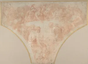 Apple of Discord Thrown by Eris at the Marriage of Peleus and Thetis: Study for Fresco in the Hall of Henri II at Fountainebleau