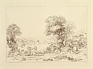 Apuleia in Search of Apuleius (unpublished plate, Liber Studiorum) by Joseph Mallord William Turner