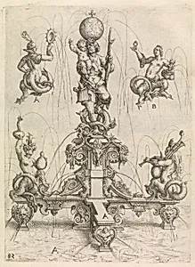 Architectura von Ausstheilung / Symmetria und Proportion der Fünff Seulen by Balthasar Caymocx|Wendel Dietterlin, the Elder