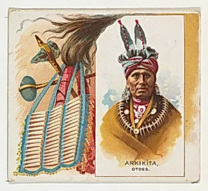 Arkikita, Otoes, from the American Indian Chiefs series (N36) for Allen & Ginter Cigarettes by Allen & Ginter