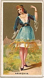 Armenia, from the Dancing Girls of the World series (N185) issued by Wm. S. Kimball & Co. by William S. Kimball & Company