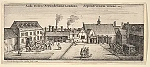 Arundel House from the North by Wenceslaus Hollar|Adam Alexius Bierling