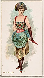 Arvita, from the Ballet Queens series (N182) issued by Wm. S. Kimball & Co. by William S. Kimball & Company