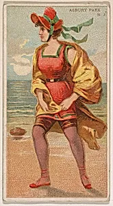 Asbury Park, New Jersey, from the Surf Beauties series (N232), issued by Kinney Bros. by Kinney Brothers Tobacco Company