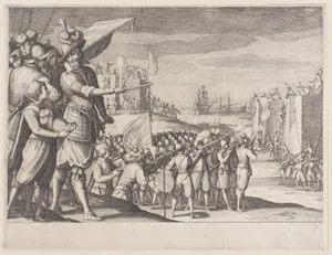 Assaut de Deux Fotresses (The Attack of Two Fortresses), from La Vie de Ferdinand Ier de Médicis série appelée aussi Les Batailles des Médicis (The Life of Ferdinand I de'Medici also called The Medici Battles)