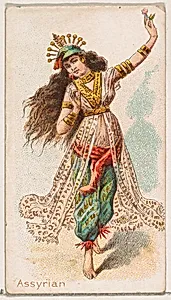 Assyrian Dancer, from the Dancing Women series (N186) issued by Wm. S. Kimball & Co. by William S. Kimball & Company