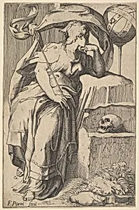 Astrology by Anonymous, Italian, 17th century|Parmigianino (Girolamo Francesco Maria Mazzola)