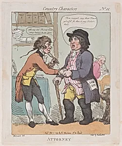 Attorney by George Murgatroyd Woodward|Thomas Rowlandson|Rudolph Ackermann, London