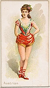 Austrian Dancer, from the Dancing Women series (N186) issued by Wm. S. Kimball & Co. by William S. Kimball & Company