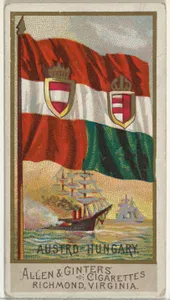 Austro-Hungary, from Flags of All Nations, Series 2 (N10) for Allen & Ginter Cigarettes Brands