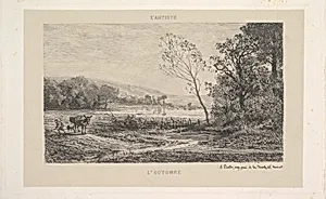 Autumn by Charles-François Daubigny|A. Beillet