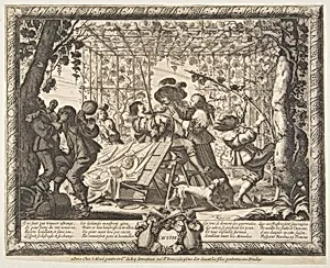 Autumn (L'Automne) by Abraham Bosse|Jean I Leblond