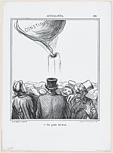 Away with the ballast!, from 'News of the day,' published in "Le Charivari" by Honoré Daumier|Walter Frères|Arnaud de Vresse