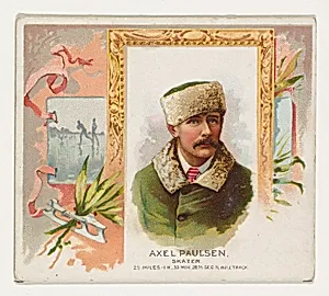 Axel Paulsen, Skater, from World's Champions, Second Series (N43) for Allen & Ginter Cigarettes by Lindner, Eddy & Claus|Allen & Ginter