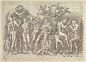 Bacchanal with Wine Vat