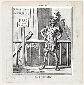 Bah! I will make a grand tour!, from 'News of the day,' published in Le Charivari, February 14, 1867 by Arnaud de Vresse|Honoré Daumier|Destouches