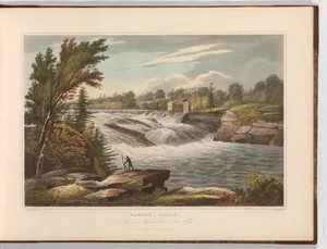 Baker's Falls (No. 8 of The Hudson River Portfolio)