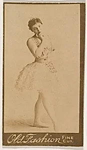 Ballerina, from the Actresses series (N664) promoting Old Fashion Fine Cut Tobacco
