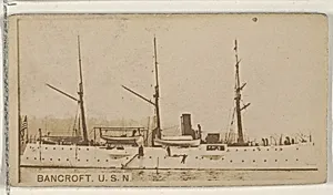 Bancroft, U.S.N., from the Famous Ships series (N50) for Virginia Brights Cigarettes by Allen & Ginter