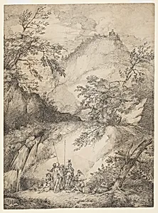 Banditti in a Mountainous Landscape