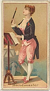 Bandmaster, from the Occupations of Women series (N502) for Frishmuth's Tobacco Company by Frishmuth's Tobacco Company