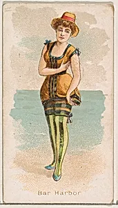Bar Harbor, from the Fancy Bathers series (N187) issued by Wm. S. Kimball & Co. by William S. Kimball & Company