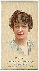 Barde, from World's Beauties, Series 2 (N27) for Allen & Ginter Cigarettes by Allen & Ginter|Lindner, Eddy & Claus