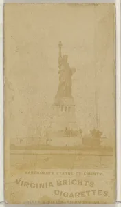 Bartholdi's Statue of Liberty, from the Views series (N53, variation 1) for Virginia Brights Cigarettes