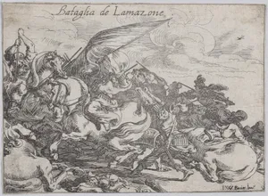 Bataglia de L'Amazone, from "Battles of Different Nations" (Capricci di varie battaglie)