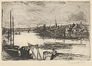 Battersea Reach by Sir Francis Seymour Haden